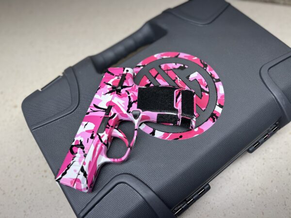 pink camo sig sauer p365 9mm pistol