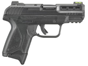 Right-side view of the Ruger Security 380 .380 acp pistol highlighting the manual safety and textured ergonomic grip.