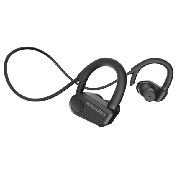 Right side view of the walker's atacs sport earbuds for in-ear protection. Image showcases inside of the right ear piece